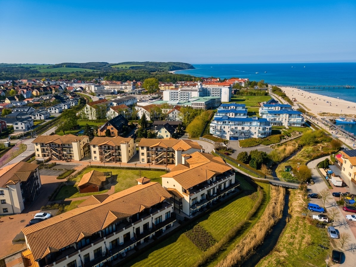 Luftaufnahme der Anlage Am Meer